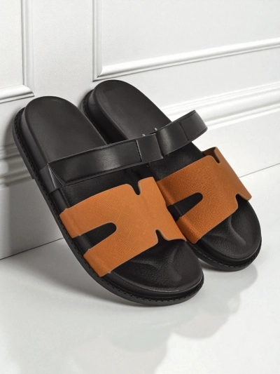Royalfashion Sandale slip-on pentru femei din piele ecologică FlexiComfi