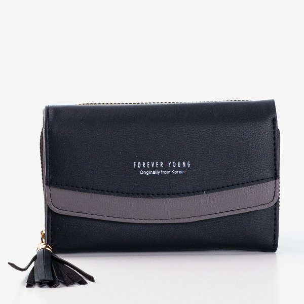 Portofel mic negru pentru femei - Portofel