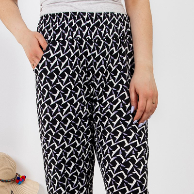 Pantaloni pentru femei cu model PLUS SIZE - Îmbrăcăminte