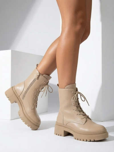 Royalfashion Cizme cu șiret Bumalo pentru femei