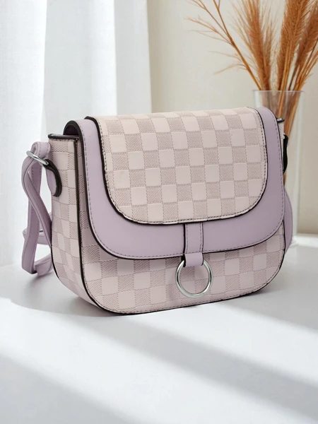 Royalfashion Geantă de mână mică pentru femei, din piele ecologică Emily Grace