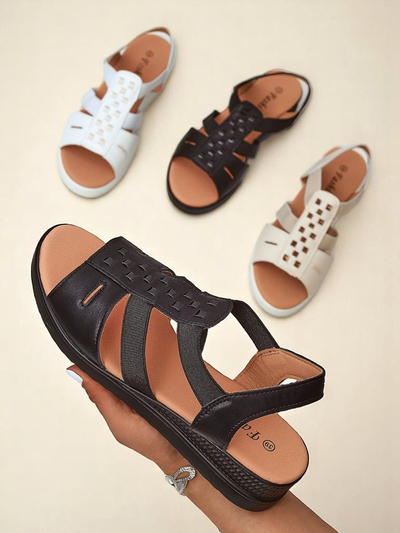Royalfashion Sandale dama cu toc mic Sora
