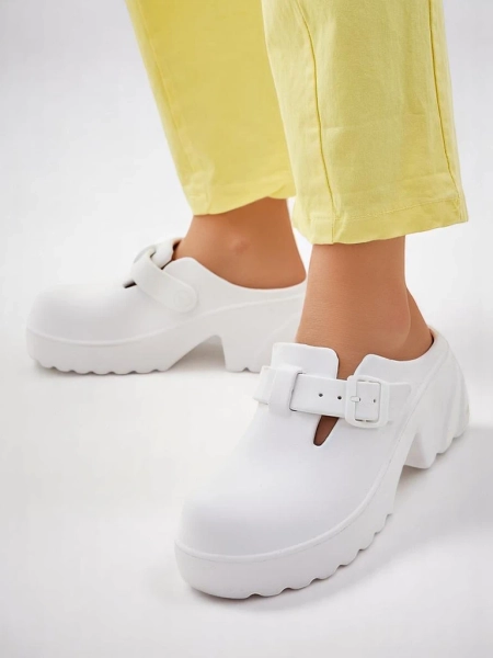 Sandale cu toc din cauciuc pentru femei Royalfashion Voxones