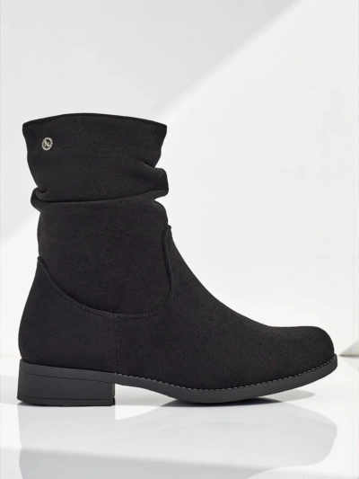 Botine de damă din piele ecologică intoarsă Norvia