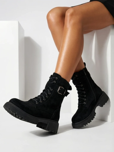 Botine Dama eco piele intoarsa Ubill