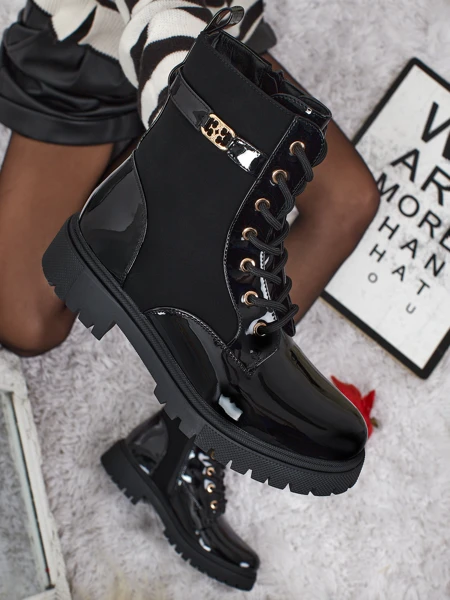 Botine cu șireturi Alvinea