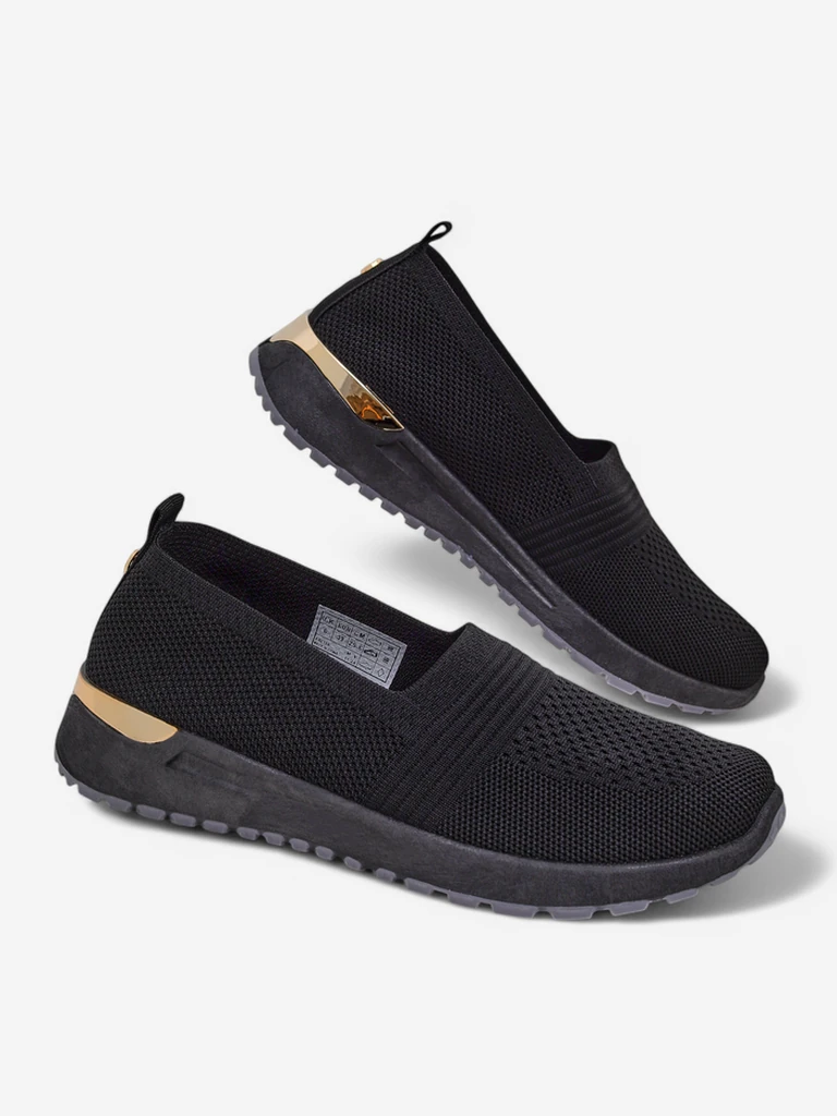 Royalfashion Pantofi slip-on din material pentru femei Perfeti