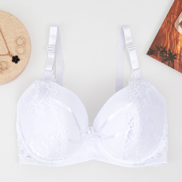 Sutien captusit alb - Lenjerie intima