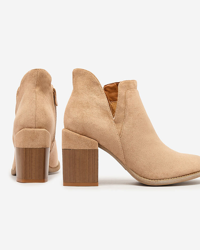Royalfashion Cizme stiletto Ricteas maro deschis pentru femei