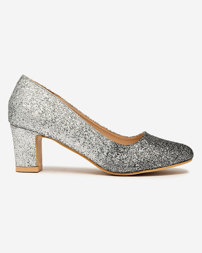 Royalfashion Pantofi stiletto Yapunni Silver pentru femei