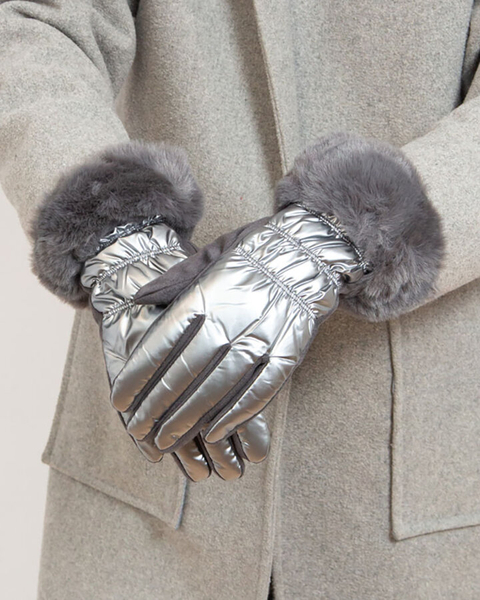 Royalfashion Mănuși negre pentru femei