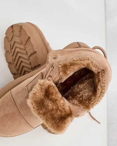 Royalfashion Cizme Woruces cu șiret pentru femei