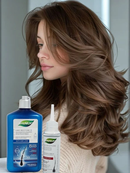 Șampon și ser de păr 2 în 1 Shumukh - anti-mătreață