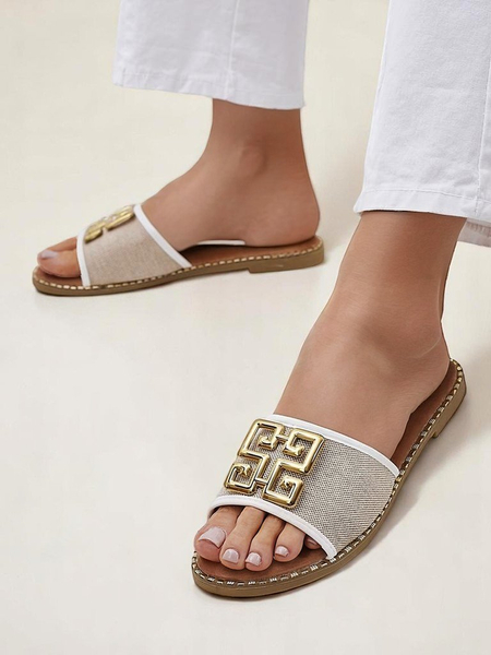 Royalfashion Papuci cu talpă plată pentru femei Rorole