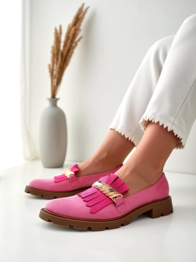 Mocasi eco din suede Royalfashion pentru femei Mare Nostrum