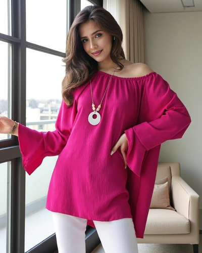 Bluză pentru femei Royalfashion a'la spaniol cu volane