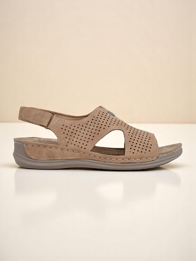Royalfashion Sandale perforate pentru femei Leminni