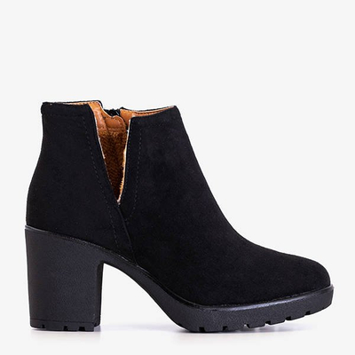 Cizme negre pentru femei pe stâlpul Ryoko - Încălțăminte