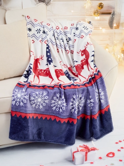 Cearceaf de Crăciun Royalfashion 160x200. Cearceaf de Crăciun din polyester moale, foarte cald și plăcut la atingere. Un cearceaf ideal care se potrivește în orice interior. O completare perfectă pentru patul tău în acest timp sp