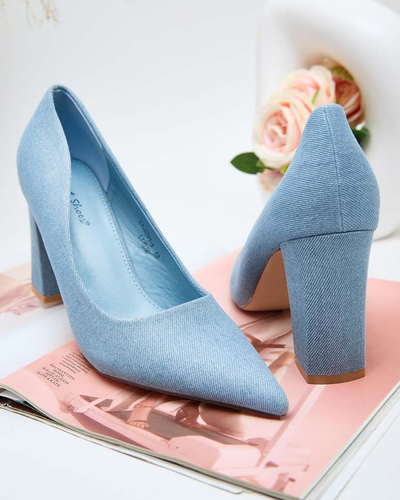 Royalfashion Pantofi cu toc stiletto pentru femei Jeansem