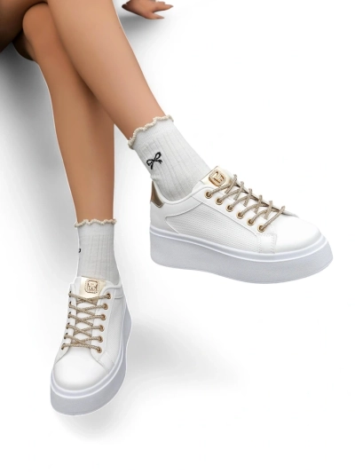 Sneakerii sportive pentru femei Royalfashion cu șireturi decorative Eone