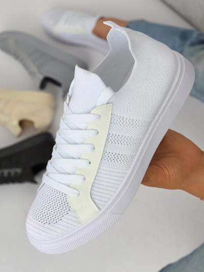Aurelio Sneakers Textils Alvs cun Curom Ecologic sin Plattafurma Platta da 2,5 cm