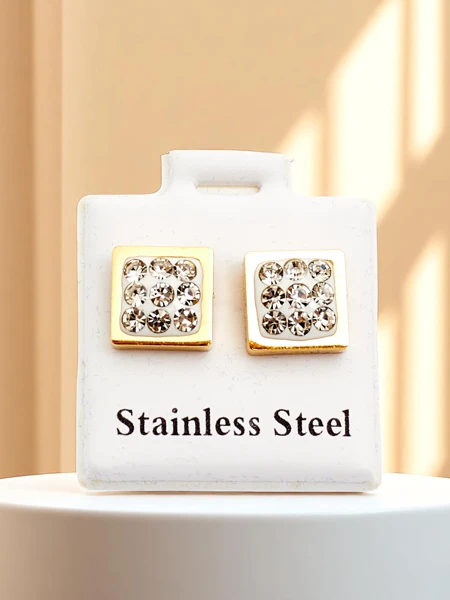 Cercei Royalfashion Square pentru femei cu zirconiu cubic