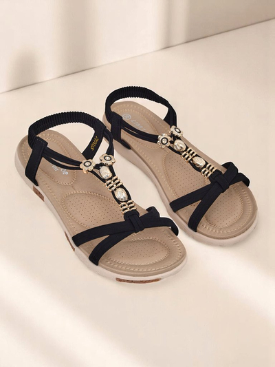 Royalfashion sandale ornamentate pentru femei Veve