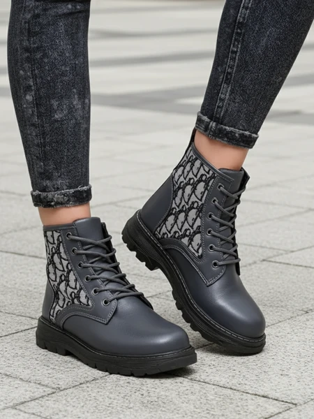 Royalfashion Botine pentru femei cu imprimeu Efrioz