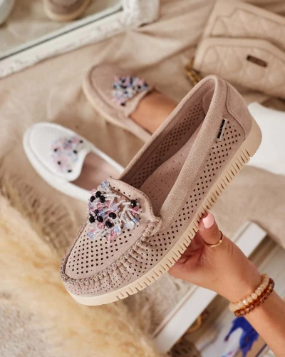Royalfashion Mocasini de damă din mărgele ajurate Namis