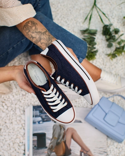 Adidași Gumpy pentru femei Royalfashion Navy Blue