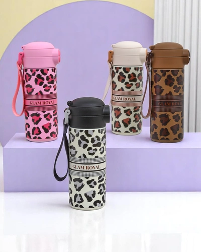 Royalfashion Cană Termică cu Tulpină Glam Leo