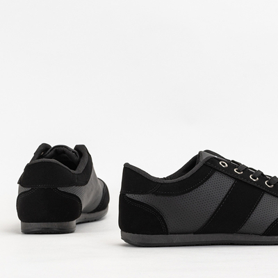 Pantofi sport barbati negri Pantofi sport tip Trizu - Incaltaminte