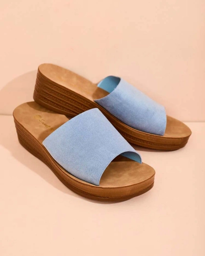 Royalfashion Flip-flops Saffil cu toc jos pentru femei