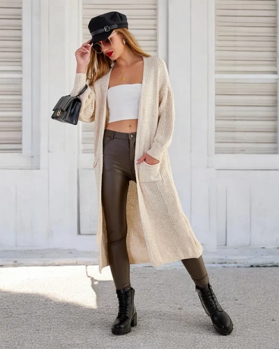 Royalfashion Pulover de cuvertură tricotat pentru femei