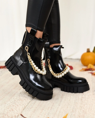 Royalfashion Negru cizme pentru femei Zifosca