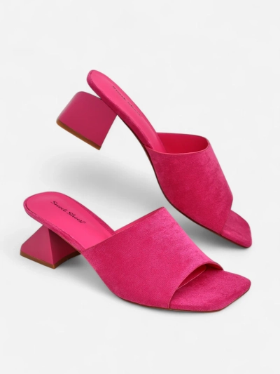 Royalfashion Șlapi pentru femei cu toc decorativ Vollatie