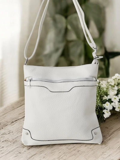 Royalfashion Geantă de mână casual pentru femei, fabricată din piele ecologică