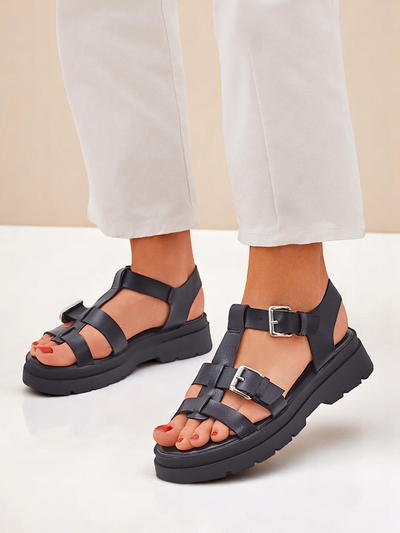 Royalfashion Sandale gladiator pentru femei Oema