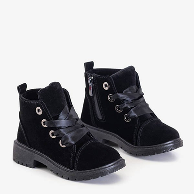 Cizme negre pentru copii Meveye - Încălțăminte