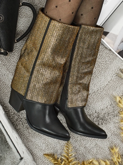 Botine de damă din piele ecologică Virelia