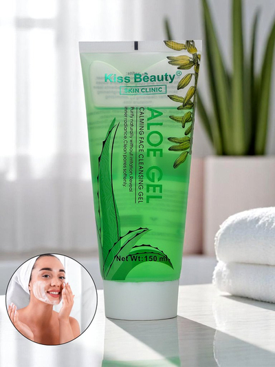 Gel de curățare facială cu aloe