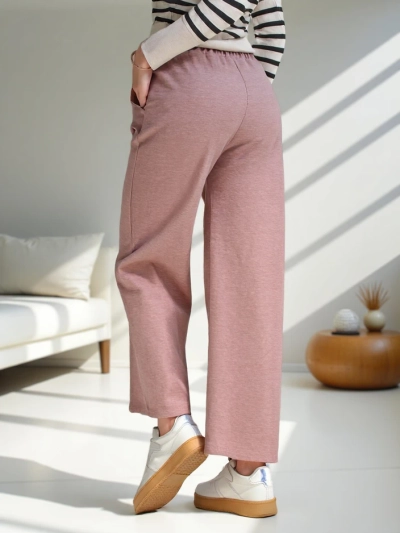 Royalfashion Pantaloni din jersey largi pentru femei
