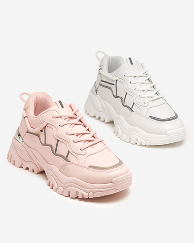 OUTLET Pantofi sport albi de dama Tensii Jenirso - Incaltaminte