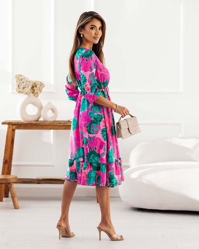 Royalfashion Rochie midi pentru femei cu model original
