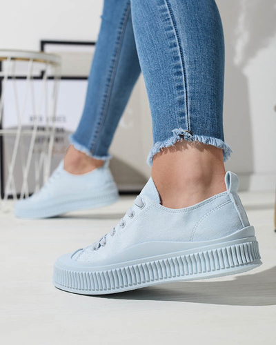 Adidași sport pentru femei albastru deschis Dollof- Footwear