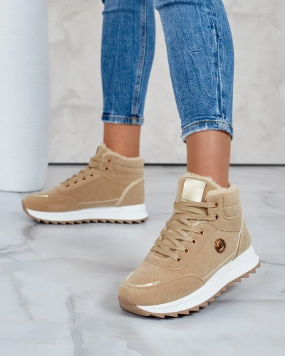 Royalfashion Adidași încălțați pentru femei cu blană Casill