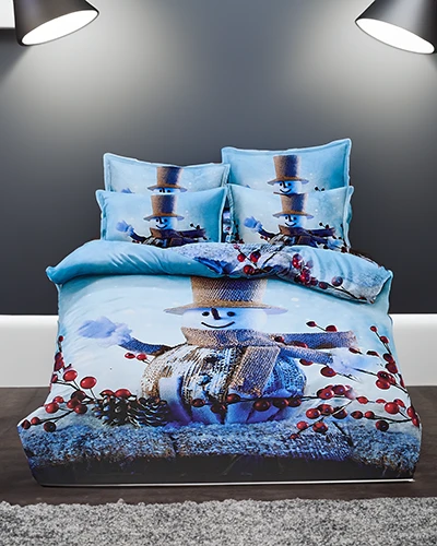 Royalfashion lenjerie de pat de Crăciun 160x200 set de 3 piese
