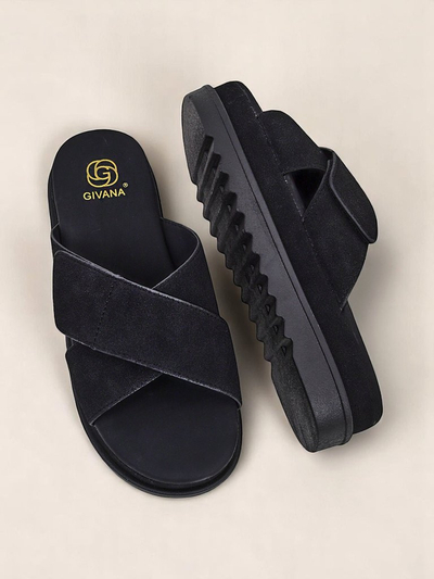 Royalfashion Sandale plate pentru femei Evre