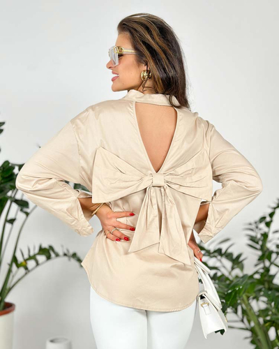 Royalfashion Cămașă pentru femei cu fundiță